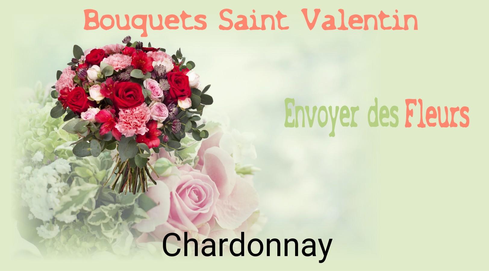 Roses de Saint-Valentin livrées à Chardonnay